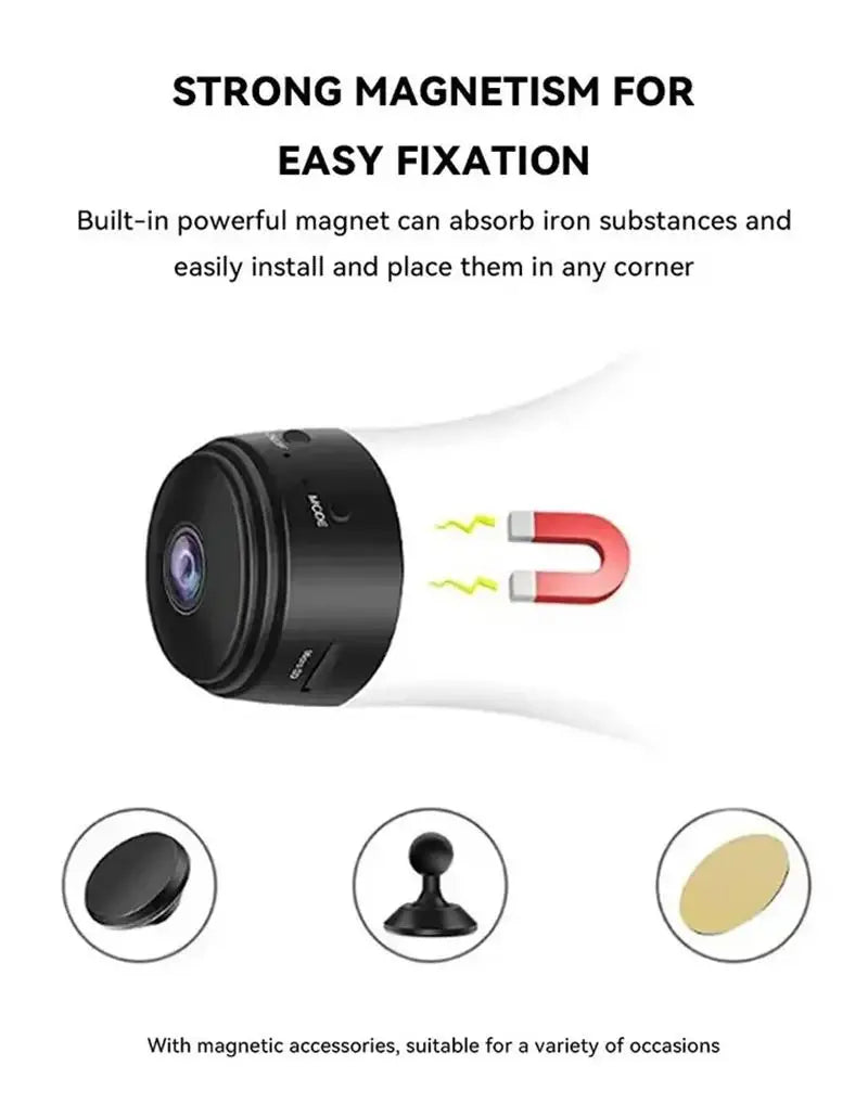 “Xiaomi A9 SmartCam – Mini cámara WiFi HD inteligente para seguridad y monitoreo remoto”