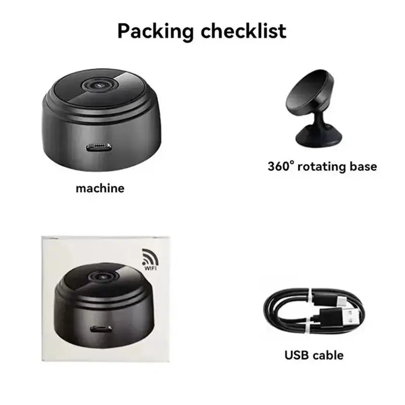 “Xiaomi A9 SmartCam – Mini cámara WiFi HD inteligente para seguridad y monitoreo remoto”